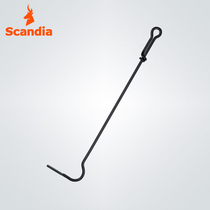Scandia Classic 5pc Fireside Fire Tool Set Stand Poker Brush Ash Scrapper Shovel