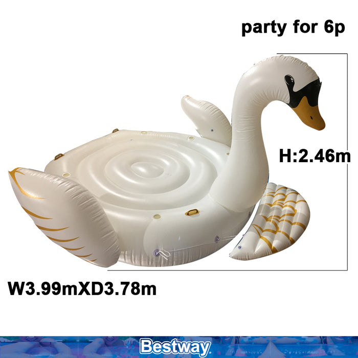 Bestway Gaint Swan Island Float 13FT One Island H2O GO 3.99X 3.78X2.46M