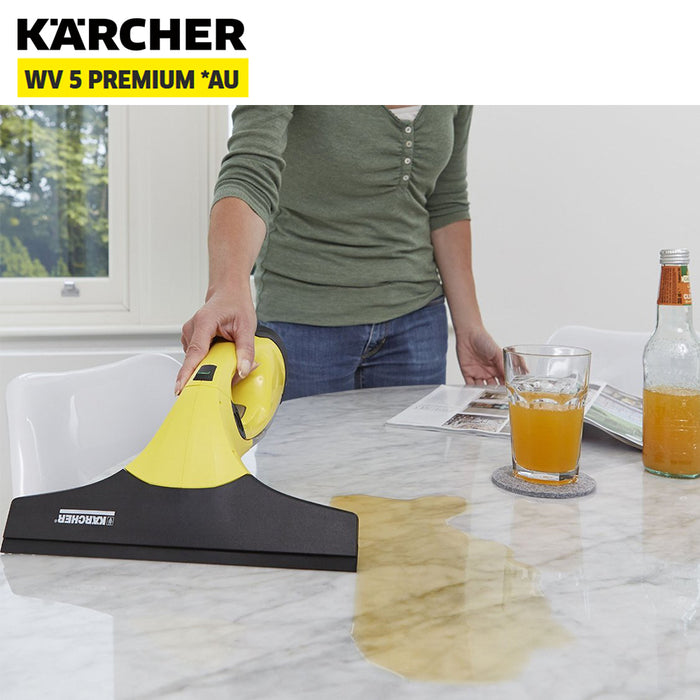 Karcher WV5 Premium Non Stop Cordless Cleaning Kit Window Vacuum Cleaner
