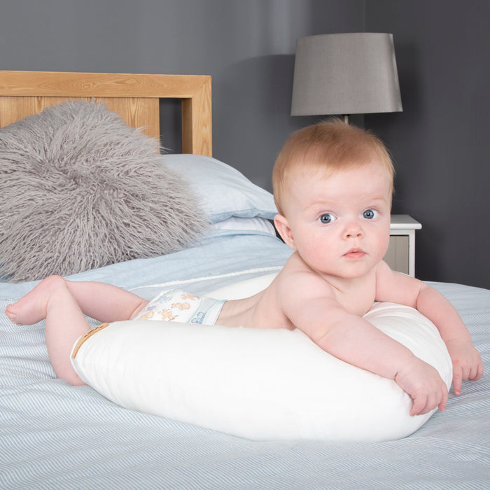 Feeding Pillow 4 in 1 Nursing Pillow Breast Feeding Maternity Pregnancy Baby Support- White