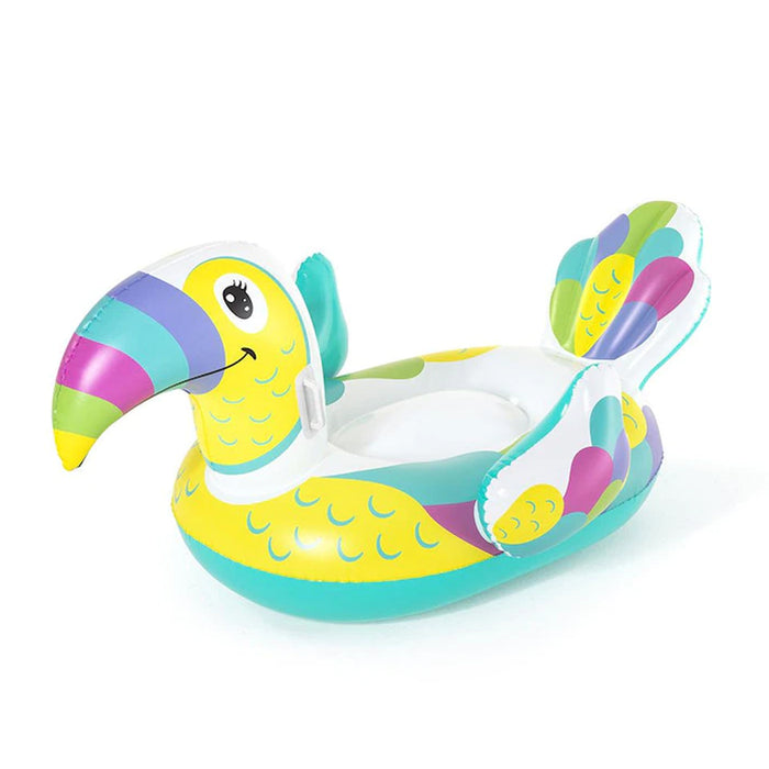 Bestway Toucan Ride On Swimming Pool Float For Kids 173x91cm/68"x36"