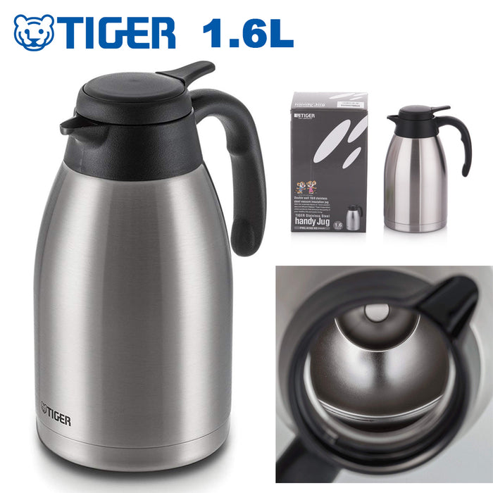Tiger Double Wall 1.6L Stainless Steel Vacuum Insulation Handy Jug
