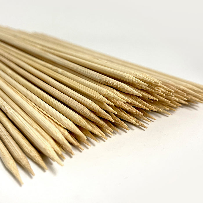 600Pcs Bamboo Skewers 4mm 30cm Sticks Kebab Meat Party Disposable BBQ Grill AU