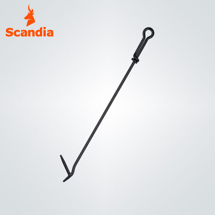 Scandia Classic 5pc Fireside Fire Tool Set Stand Poker Brush Ash Scrapper Shovel