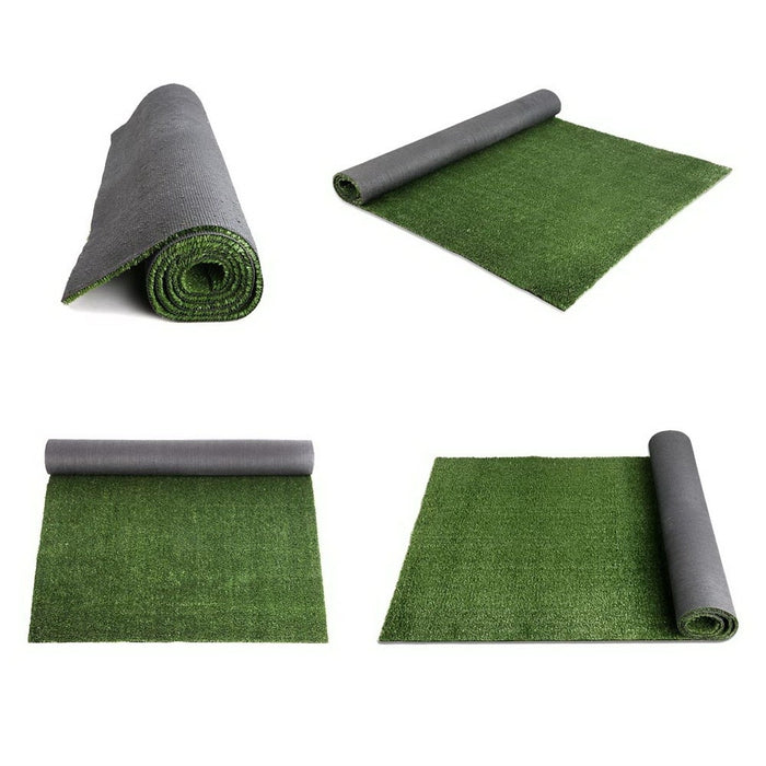 Prime Turf Artificial Grass 2mx5m 17mm Synthetic Fake Lawn Turf Plant Plastic Olive