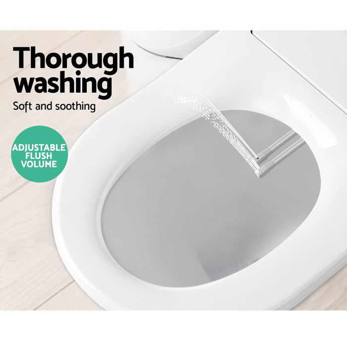 Cefito Non Electric Bidet Toilet Seat Cover Auto Smart Water Wash Dry