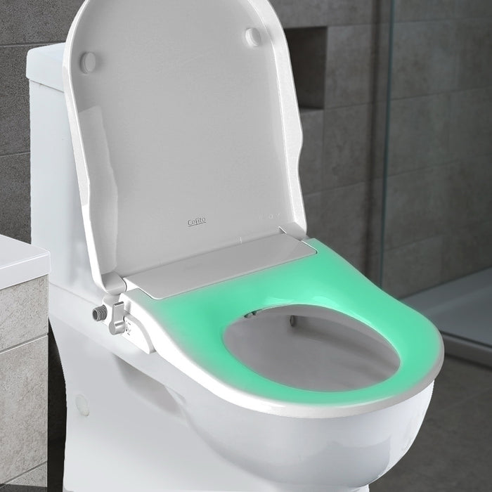 Cefito Non Electric Bidet Toilet Seat Cover Auto Smart Water Wash Dry