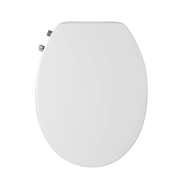 Non Electric Bidet Toilet Seat Fresh Water Spray Mechanical Bathroom Toilet Seat Attachment - White