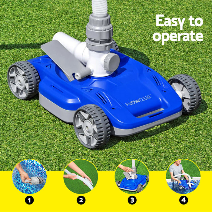 Bestway Robotic Above Ground Pools Cleaner Swimming Pool Robot Vacuum Automatic Ground Floor