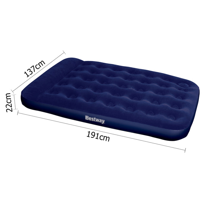 Bestway Double Size Inflatable Air Mattress Air Bed - Navy