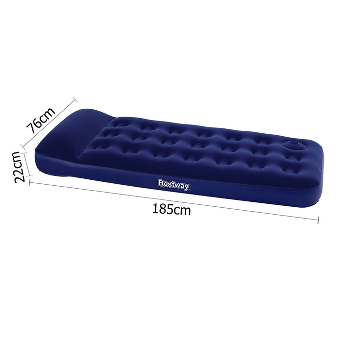 Bestway Single Size Inflatable Air Mattress Air Bed- Navy