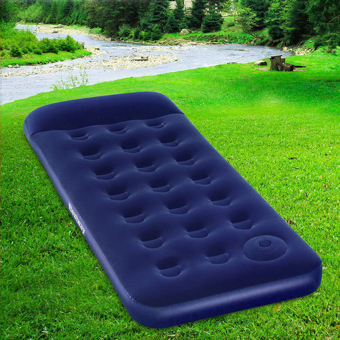 Bestway Single Size Inflatable Air Mattress Air Bed- Navy