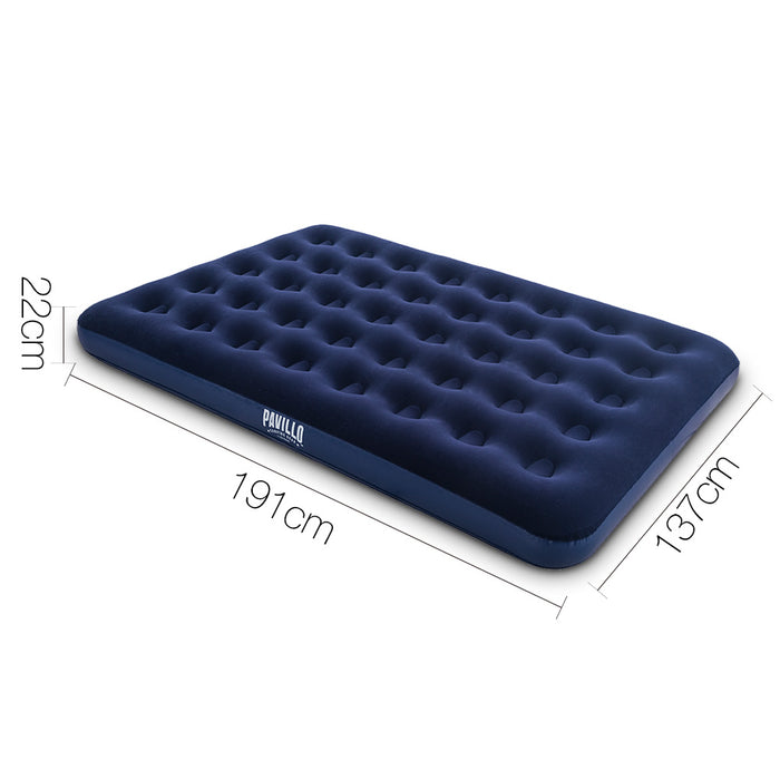 Bestway Twin Double Inflatable Air Mattress Air Bed- Navy
