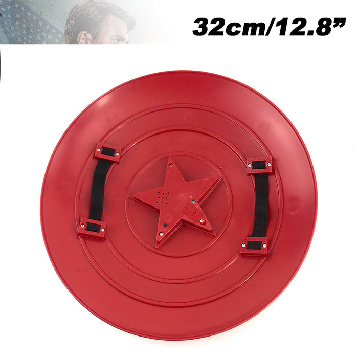 Captain America Shield Party Toy Voice Cosplay Kids Flash Light 32cm/12.8"