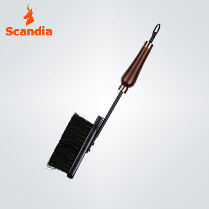 Scandia DELUXE 5 Piece Fireplace Tool Set Fire Place Shovel Brush Poker + Stand