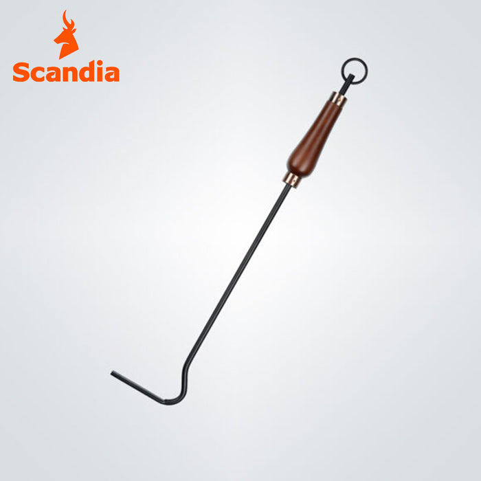 Scandia DELUXE 5 Piece Fireplace Tool Set Fire Place Shovel Brush Poker + Stand