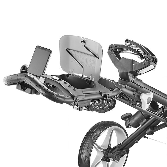 Leopard One-click Folding 3 Wheel Golf Push Cart with Swivel Front Wheel