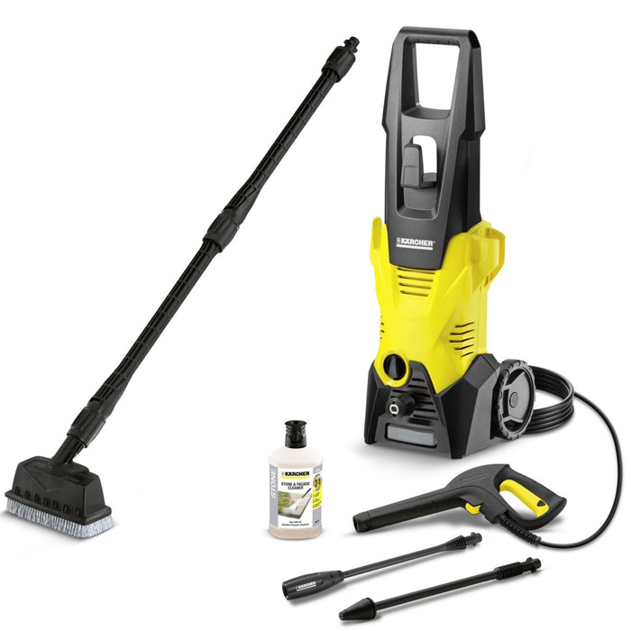 Karcher K3 Home Deck And Car Pressure Washer With PS 20 Power Scrubber