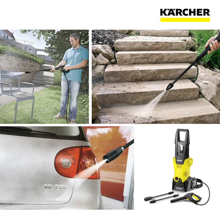 Karcher K3 Home Deck And Car Pressure Washer With PS 20 Power Scrubber