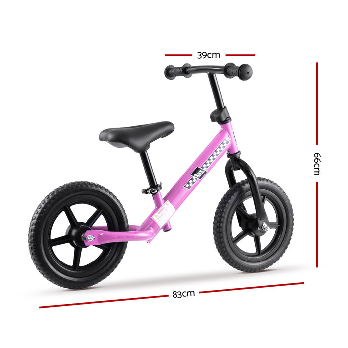 Kids Balance Bike 12" Bikes Ride On Toys Push Bicycle Wheels Toddler Baby-Pink