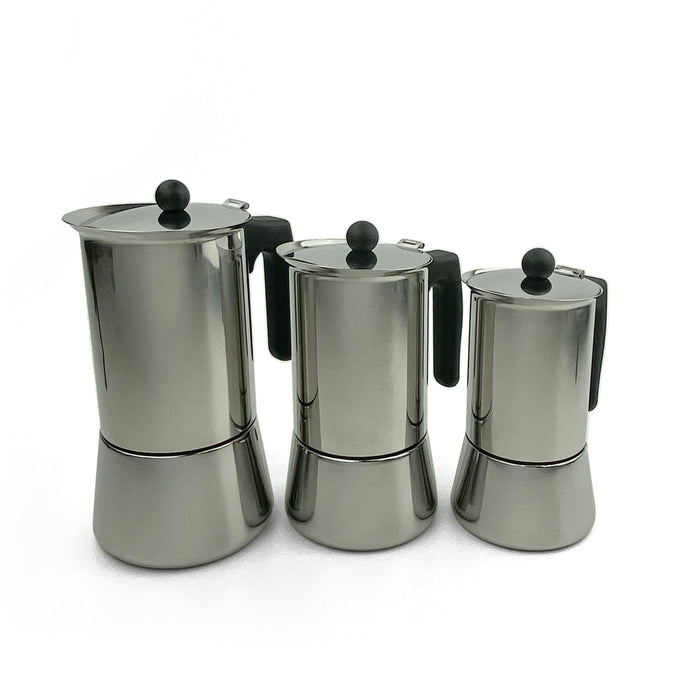 Thickened 4/6/9Cups Stainless Steel Stove Top Espresso Italian Coffee Maker