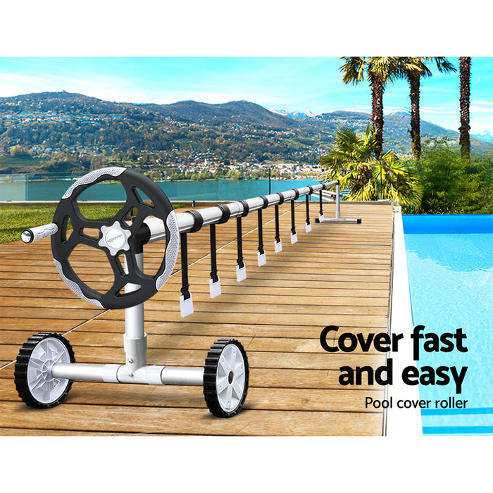 Aquabuddy Swimming Pool Cover Roller Reel 5.7M Adjustable Solar Thermal Blanket