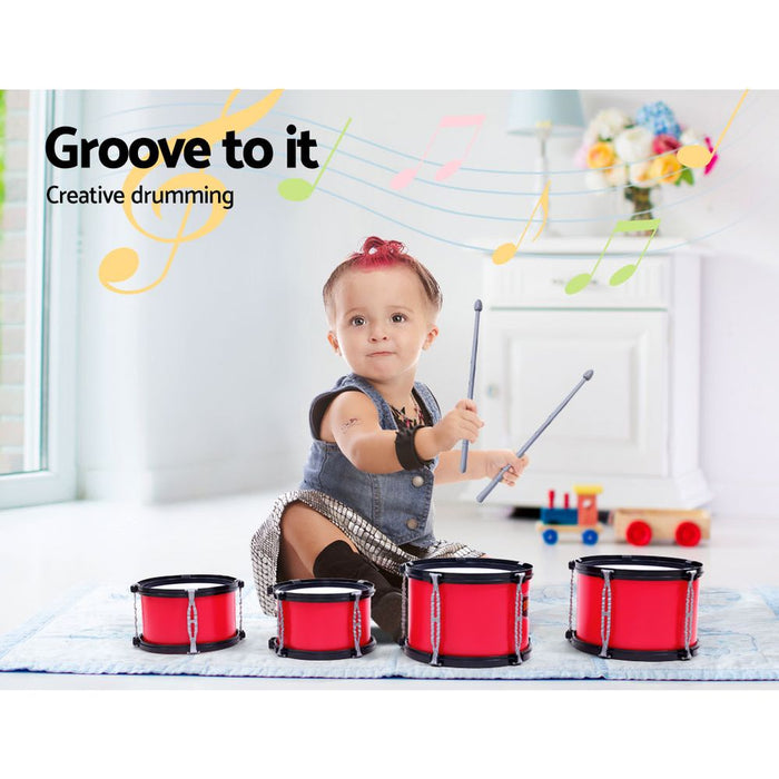 Kids 7 Drum Set Junior Drums Kit Musical Play Toys Children Mini Big Band