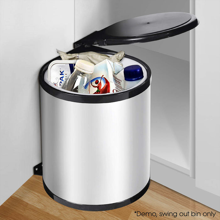 Cefito 14L Swing Out Bin Kitchen Waste / Recycling Bin
