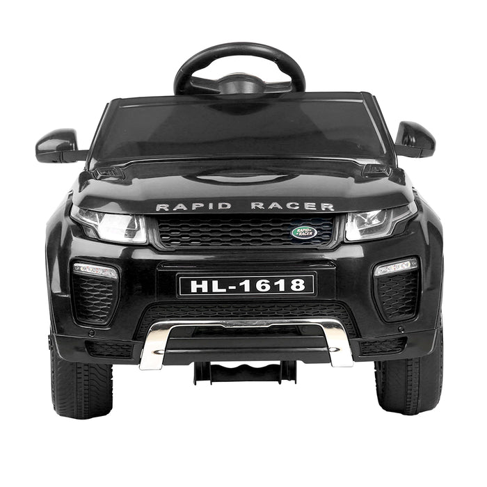 Rigo Kids Ride On Car Range Rover Sport Coupe Electric 12V Remote Control Toys - Black