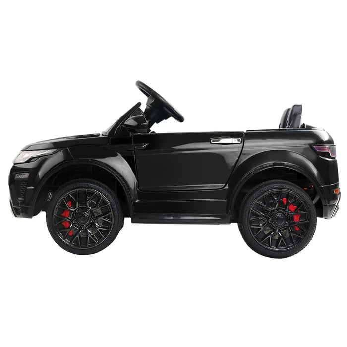 Rigo Kids Ride On Car Range Rover Sport Coupe Electric 12V Remote Control Toys - Black