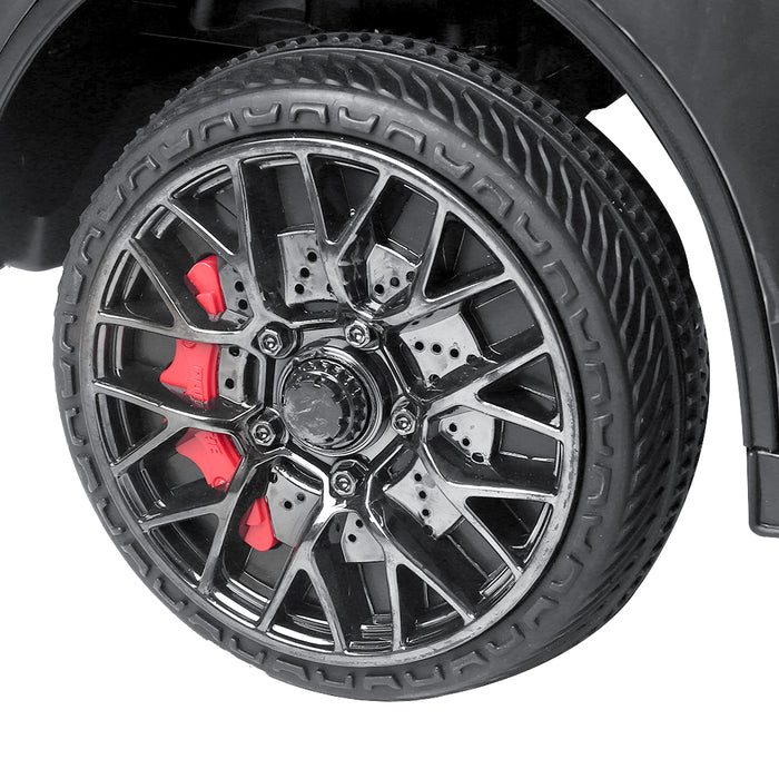 Rigo Kids Ride On Car Range Rover Sport Coupe Electric 12V Remote Control Toys - Black