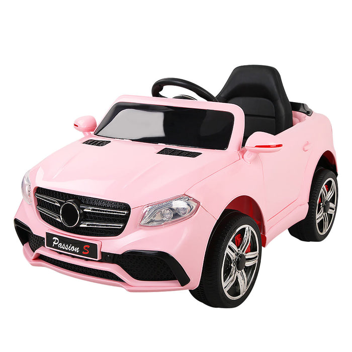 Rigo Kids Ride On Car Mercedes Benz GLE 63 Toys 12V Remote Control- Pink