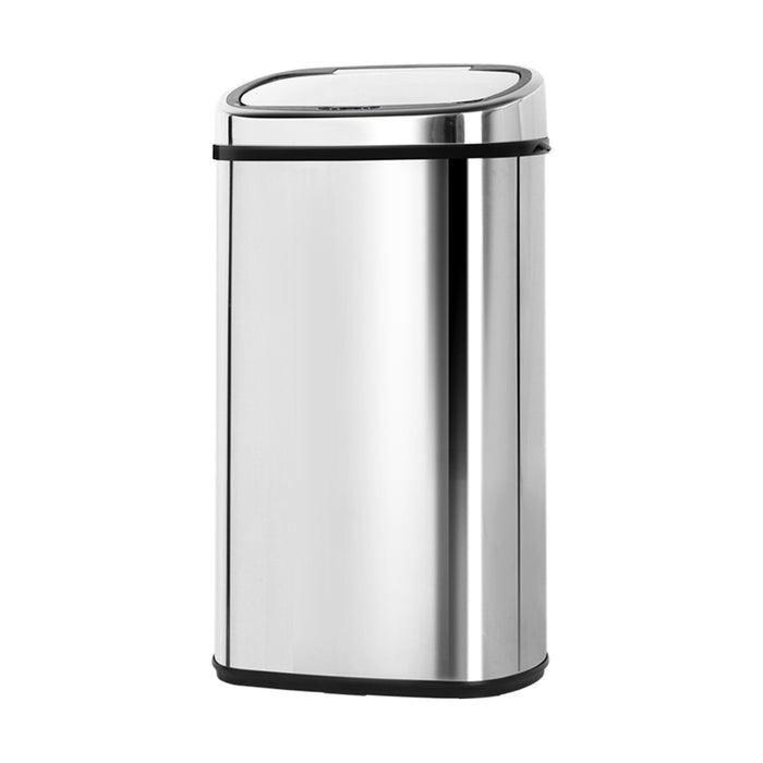 58L Stainless Steel Motion Sensor Rubbish Bin Kitchen Trash Can Touchless