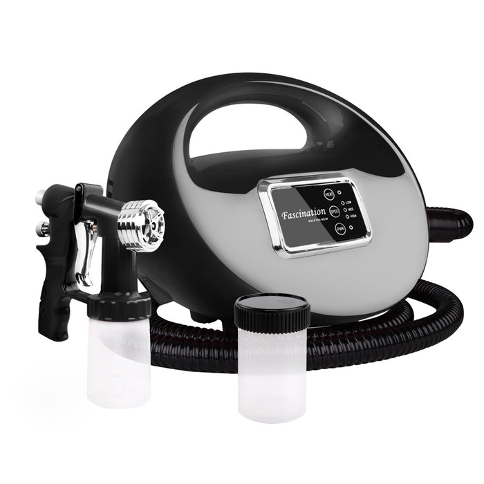 Professional Spray Tan Machine  700W HVLP Washable Filter 3 Speeds Setting- Black