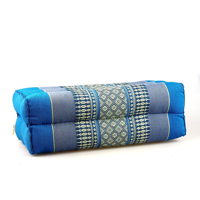 Thai Blue Pillows Cushion Thai Yoga Block Bolster Meditation Pilates Prop