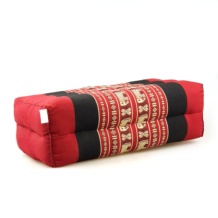 Thai Red Elephant Pillows Cushion Thai Yoga Block Bolster Meditation Pilates Prop