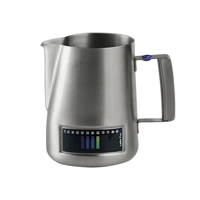 Large 1000ML Latte Stainless Steel Pro Milk Frothing Pitcher Jug With Integrated Thermometer