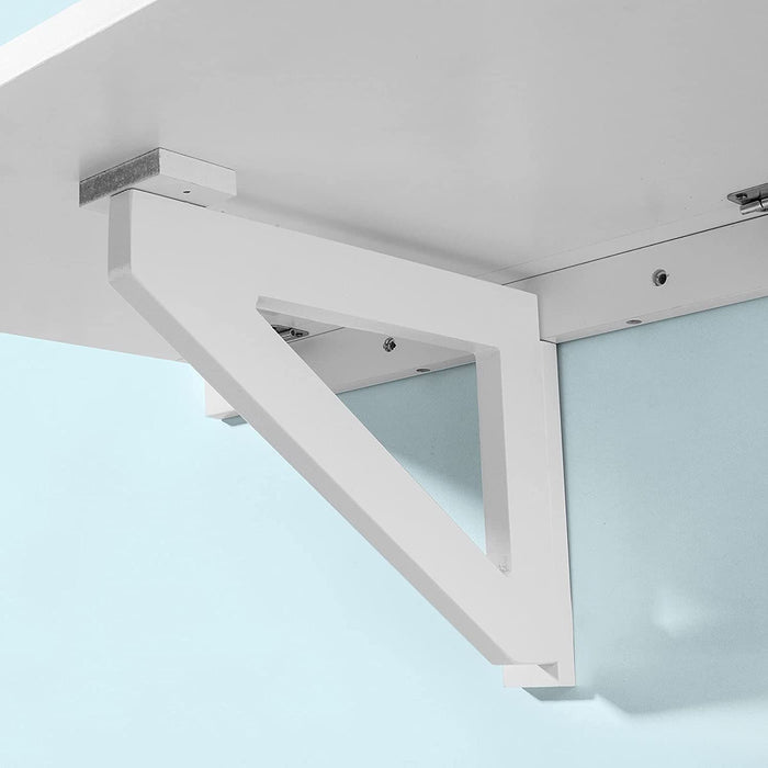 Kitchen Wall-Mounted Folding Table Wooden Compact Space Saving Table Kitchen Living Room Study Room
