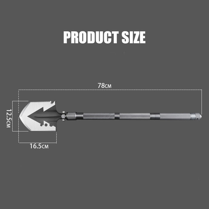 Multifunction Tactical Shovel Folding Camping Survival Emergency Tools Military