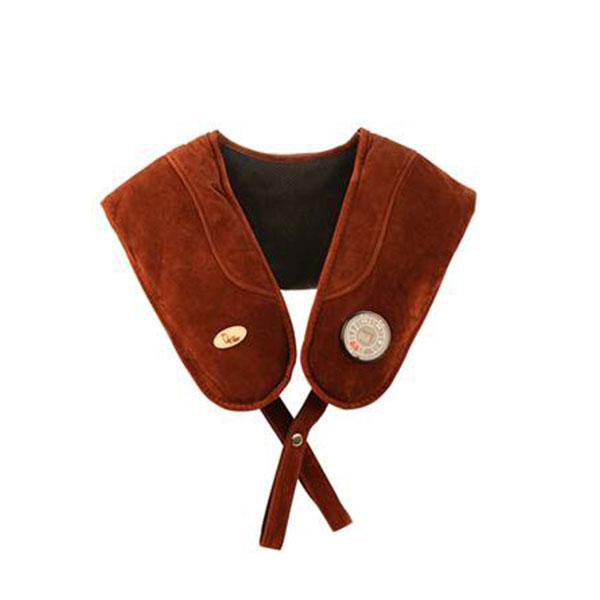 Rocago Neck and Shoulder Tapping Massage Shawl III Simulated Human Tapping Massage-Coffee Brown