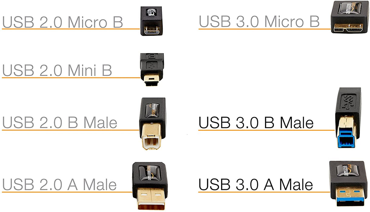 1.5m High-speed Multi-shielded USB 3.0 A-Male to B-Male Male to USB-B 3.0 Male Cable