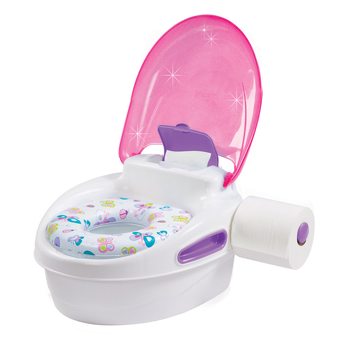 Step By Step Potty 3 Stage Girl Training Toilet New- Pink