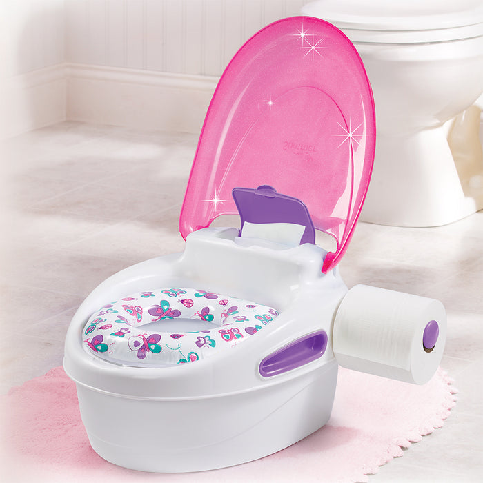 Step By Step Potty 3 Stage Girl Training Toilet New- Pink