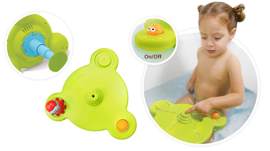 Stack N Spray Tub Fountain Bath Toy  7 Unique Pieces With Different Func