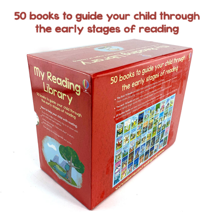 Usborne My Reading Library Gift Set Collection NEW 50 Books Level 3 To 6