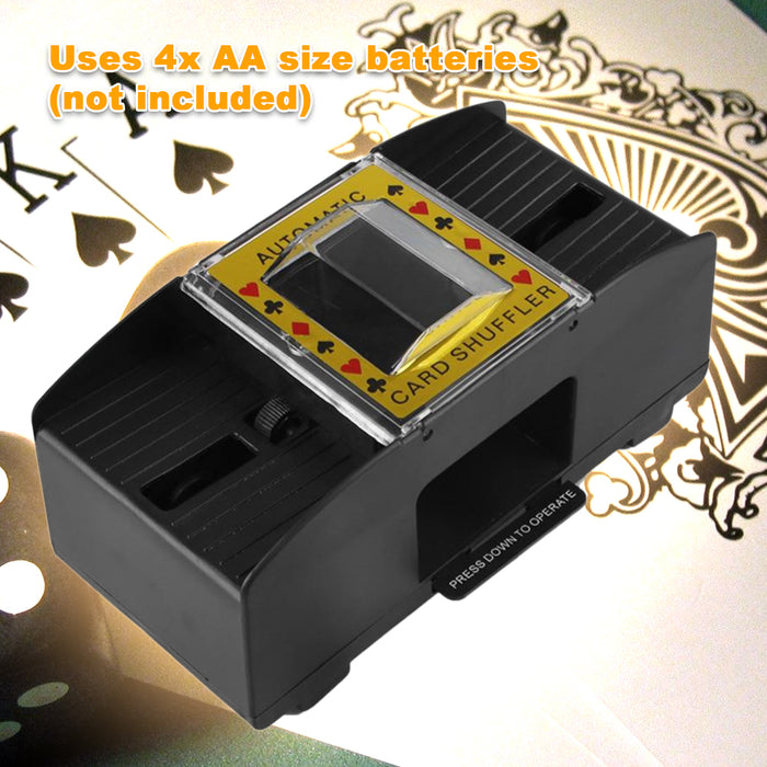 Automatic Poker Card Shuffler Shuffling Machine Battery Operated Game Playing