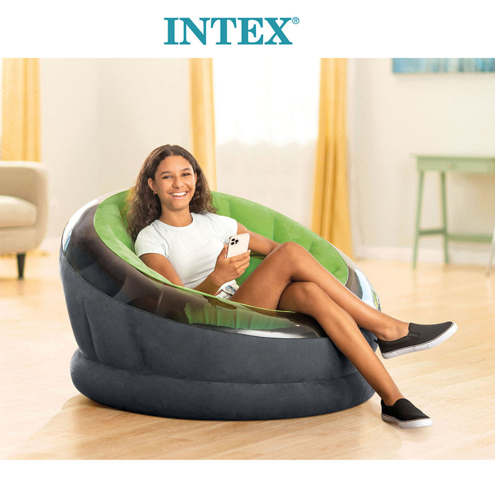 INTEX Empire Chair Inflatable Lounger Sleeping Sofa Portable & Dorm Lounge Seat