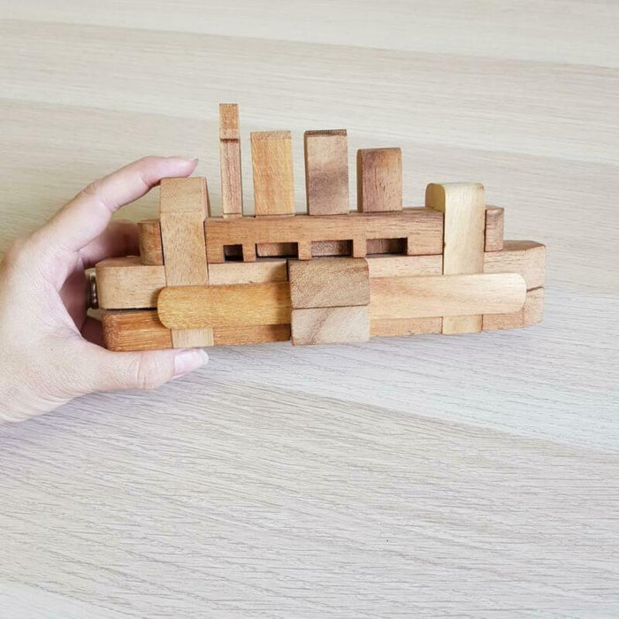 Titanic puzzle L - 3D Classic Wooden Brainteaser Puzzles GP606B