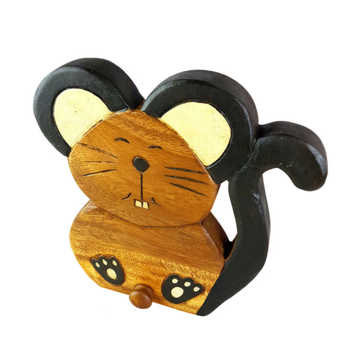 MANGO TREES Kids Room Wall Hooks Hanger Decorative Organizer Cat Home Deco Mouse