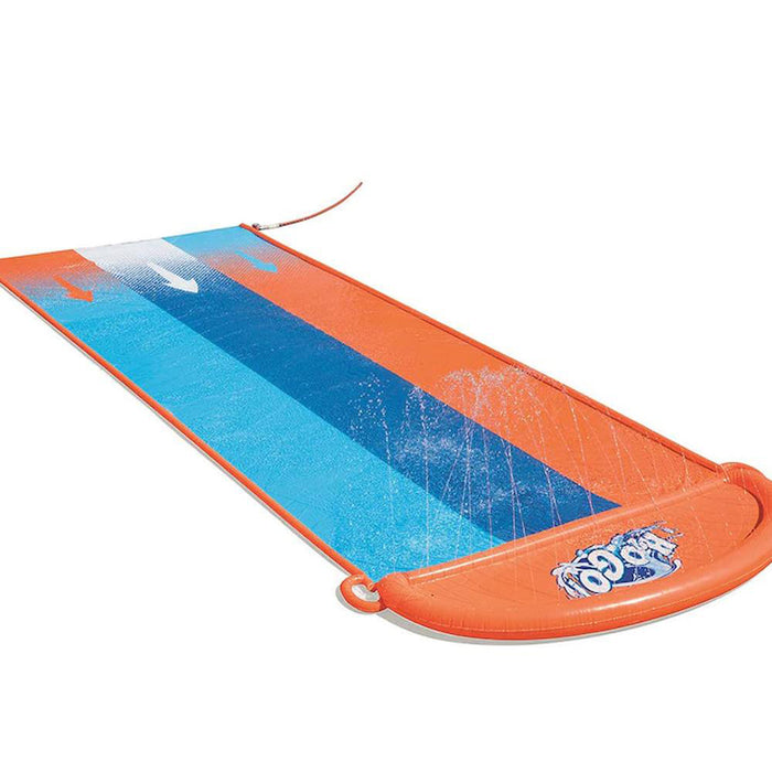Bastway H2OGO Triple Water Slide 5.49m  Length With 3 Body Boards Kids Pool